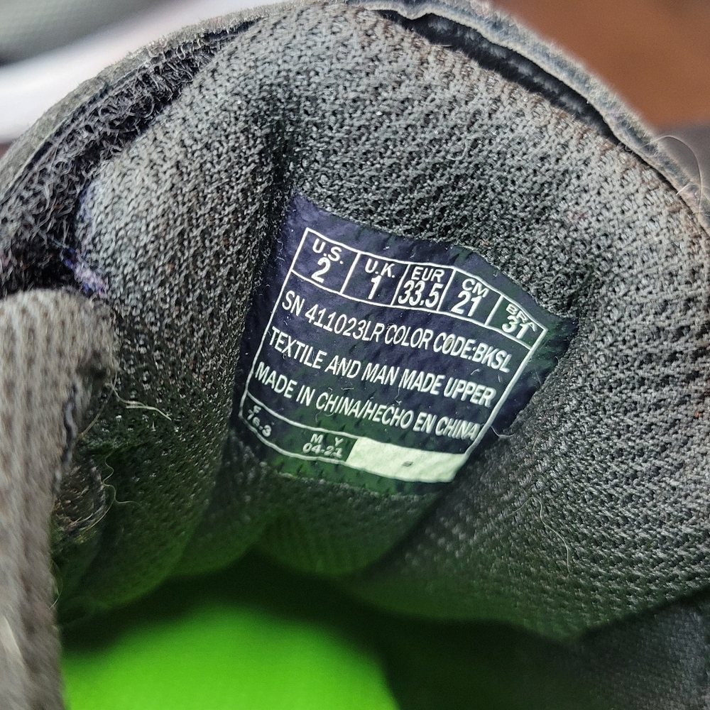 Skechers Black and Gray Athletic Sneakers - Picture 5 of 6